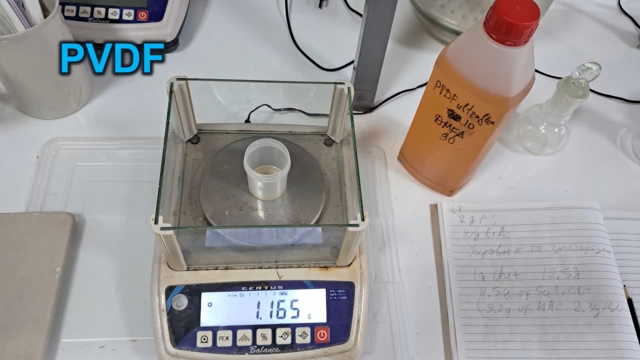Electrospinning: Solutions of Polystyrene and Polyvinylidene Difluoride in Dimethylformamide